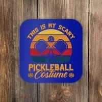 Halloween Pickleball Tee My Scary Pickleball Costume Great Gift Coaster thumb 0