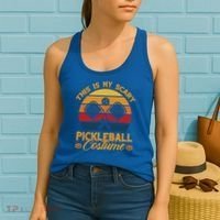 Halloween Pickleball Tee My Scary Pickleball Costume Great Gift Women's Tank Top thumb 2
