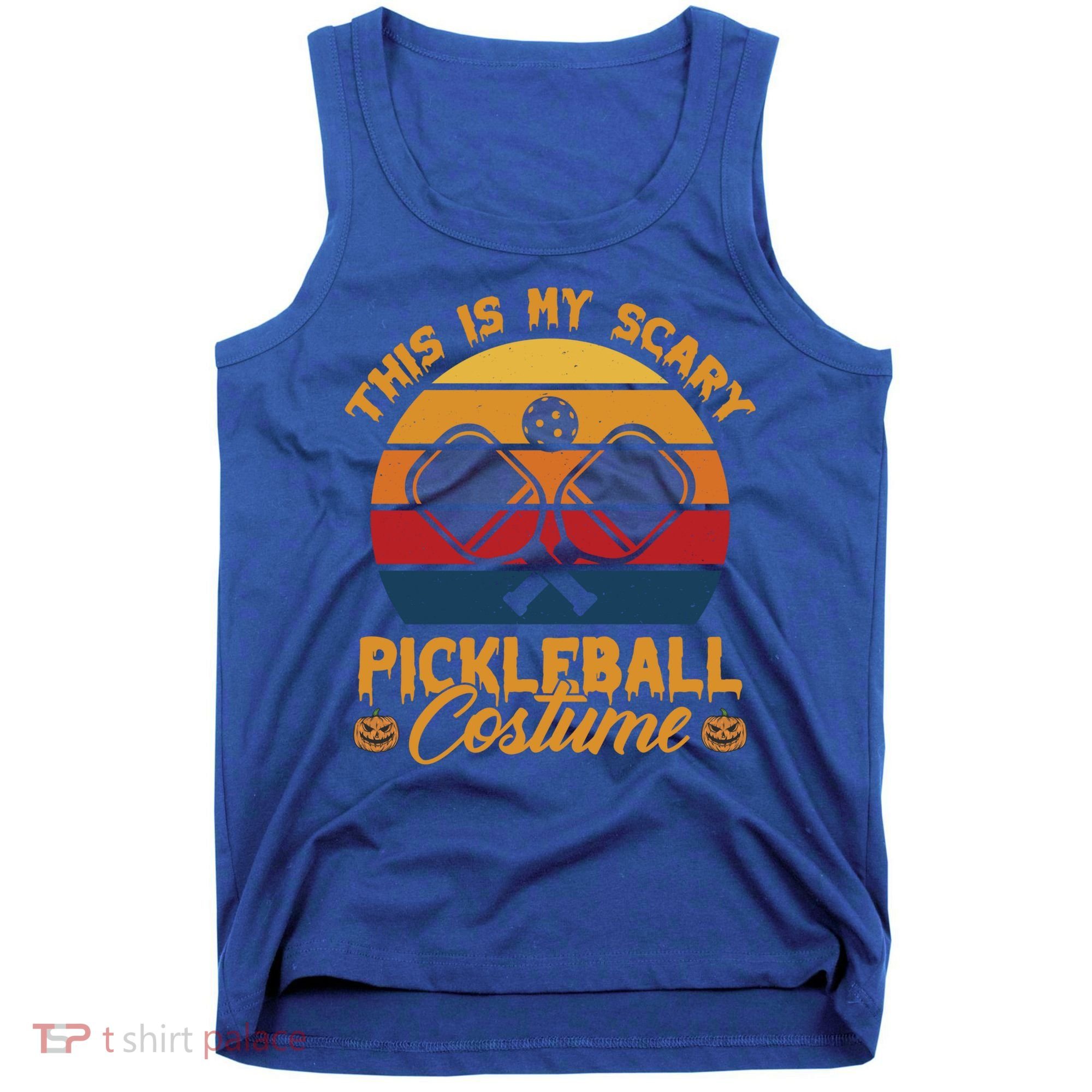 Halloween Pickleball Tee My Scary Pickleball Costume Great Gift Tank Top
