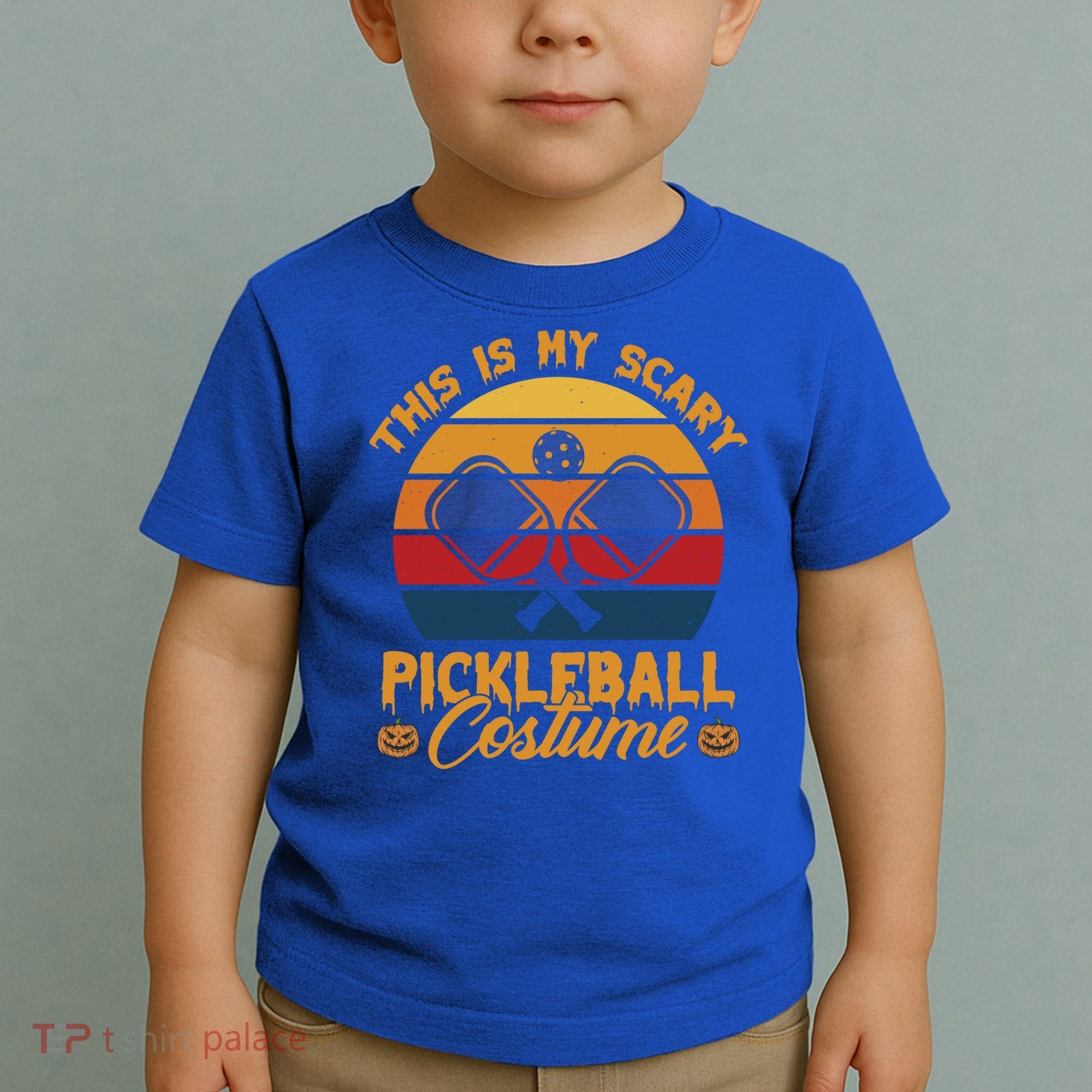 Halloween Pickleball Tee My Scary Pickleball Costume Great Gift Toddler T-Shirt