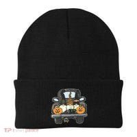 Halloween Pickup Truck Gnomes Beanie thumb 0