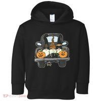 Halloween Pickup Truck Gnomes Toddler Hoodie thumb 0