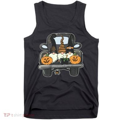 Halloween Pickup Truck Gnomes Tank Top