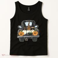 Halloween Pickup Truck Gnomes Tank Top thumb 2