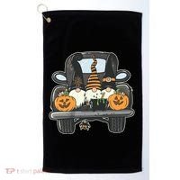 Halloween Pickup Truck Gnomes Golf Towel thumb 0