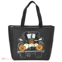 Halloween Pickup Truck Gnomes Tote Bag thumb 0