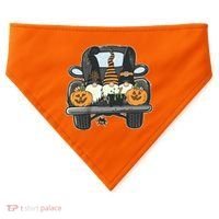 Halloween Pickup Truck Gnomes USA-Made Doggie Bandana thumb 0