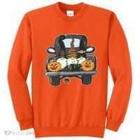 Halloween Pickup Truck Gnomes Sweatshirt thumb 0