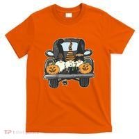Halloween Pickup Truck Gnomes T-Shirt thumb 0
