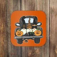 Halloween Pickup Truck Gnomes Coaster thumb 0