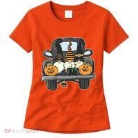 Halloween Pickup Truck Gnomes Women's T-Shirt thumb 0