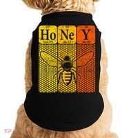 Honey Periodic Table Elements Beekeeper Retro Apiarist Doggie Tank thumb 0