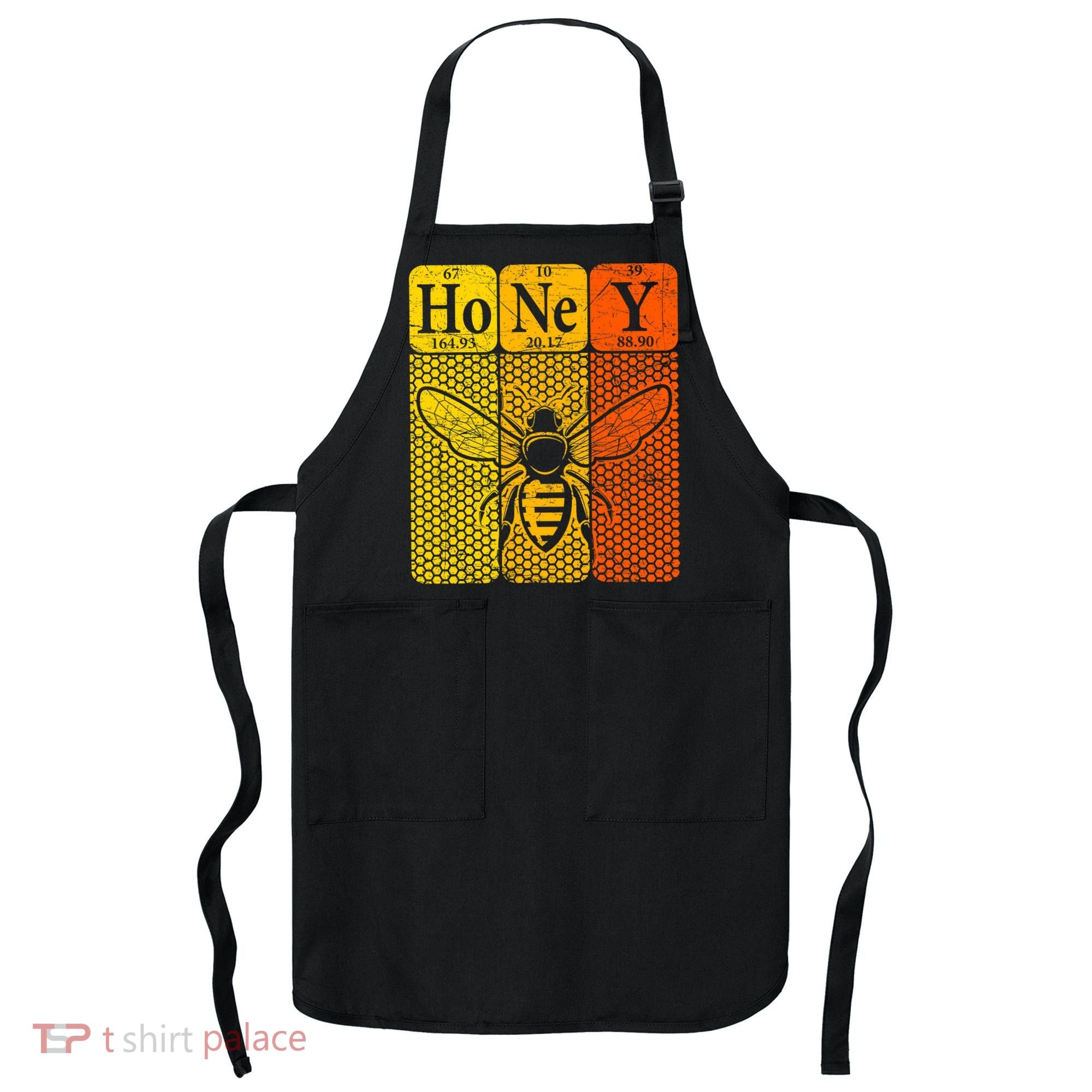 Honey Periodic Table Elements Beekeeper Retro Apiarist Apron