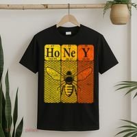 Honey Periodic Table Elements Beekeeper Retro Apiarist T-Shirt thumb 2