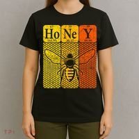 Honey Periodic Table Elements Beekeeper Retro Apiarist T-Shirt thumb 4