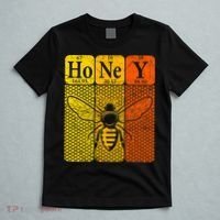Honey Periodic Table Elements Beekeeper Retro Apiarist T-Shirt thumb 5