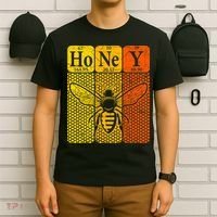 Honey Periodic Table Elements Beekeeper Retro Apiarist T-Shirt thumb 6