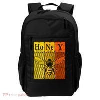Honey Periodic Table Elements Beekeeper Retro Apiarist Backpack thumb 0