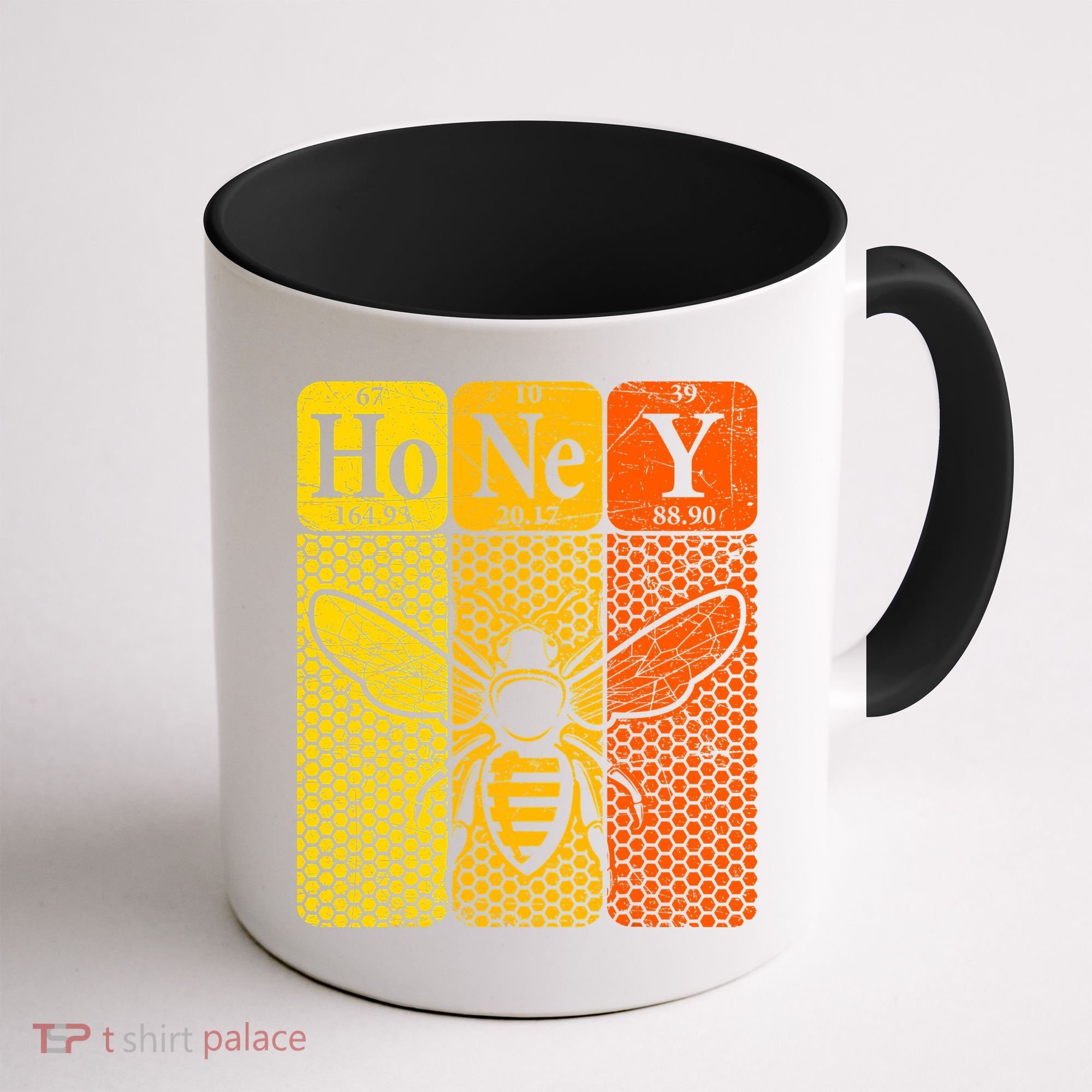 Honey Periodic Table Elements Beekeeper Retro Apiarist Coffee Mug