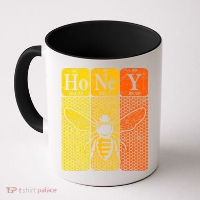 Honey Periodic Table Elements Beekeeper Retro Apiarist Coffee Mug