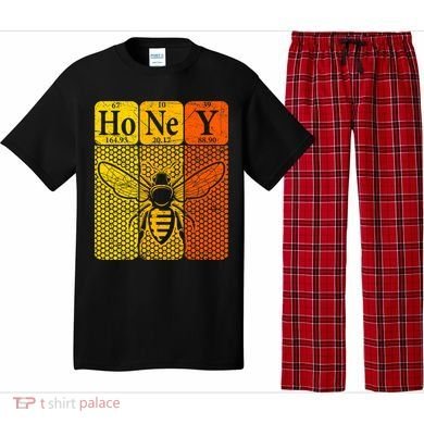Honey Periodic Table Elements Beekeeper Retro Apiarist Pajama Set
