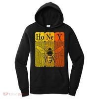 Honey Periodic Table Elements Beekeeper Retro Apiarist Women's Hoodie thumb 0