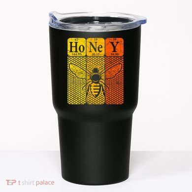 Honey Periodic Table Elements Beekeeper Retro Apiarist Tumbler