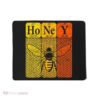 Honey Periodic Table Elements Beekeeper Retro Apiarist Mousepad
