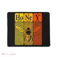 Honey Periodic Table Elements Beekeeper Retro Apiarist Mousepad thumb 0