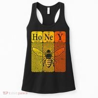 Honey Periodic Table Elements Beekeeper Retro Apiarist Women's Tank Top thumb 0