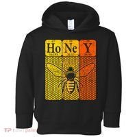 Honey Periodic Table Elements Beekeeper Retro Apiarist Toddler Hoodie thumb 0