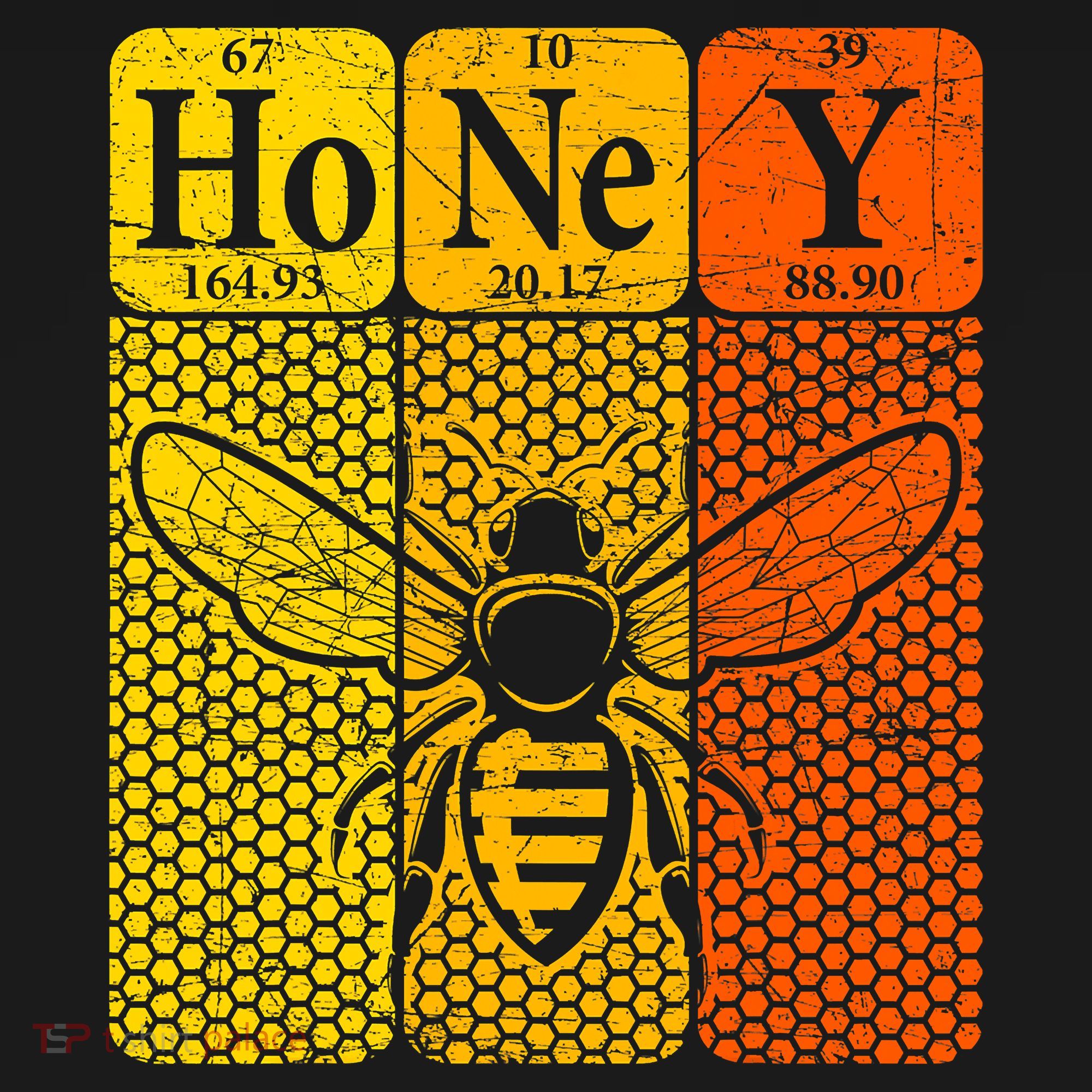 Honey Periodic Table Elements Beekeeper Retro Apiarist Toddler Hoodie