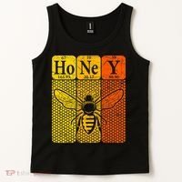 Honey Periodic Table Elements Beekeeper Retro Apiarist Tank Top thumb 2