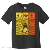 Honey Periodic Table Elements Beekeeper Retro Apiarist Toddler T-Shirt thumb 0