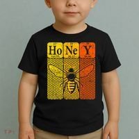 Honey Periodic Table Elements Beekeeper Retro Apiarist Toddler T-Shirt thumb 2