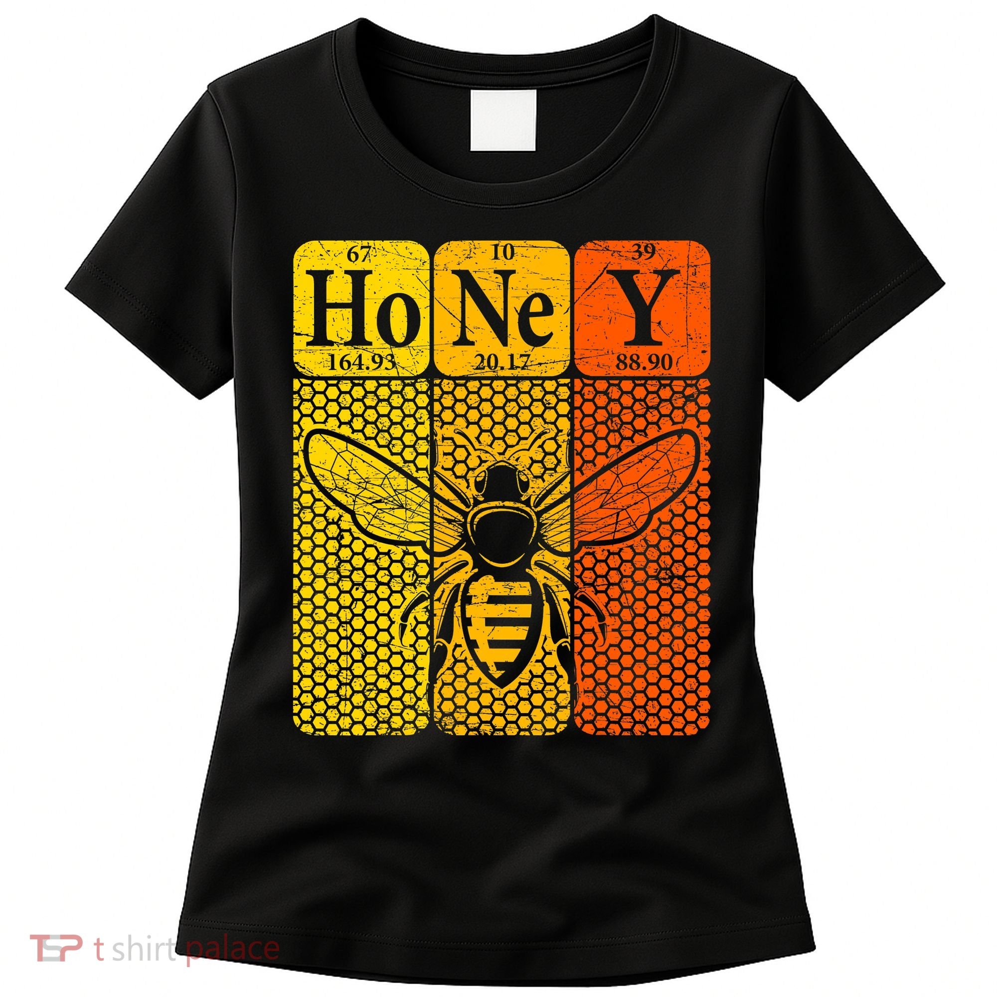 Honey Periodic Table Elements Beekeeper Retro Apiarist Women's T-Shirt
