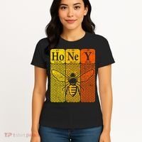 Honey Periodic Table Elements Beekeeper Retro Apiarist Women's T-Shirt thumb 4