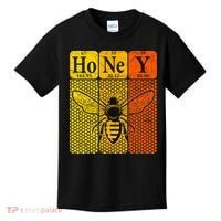 Honey Periodic Table Elements Beekeeper Retro Apiarist Kids T-Shirt thumb 0