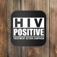 Hiv Positive Treatment Action Campaign Coaster thumb 0