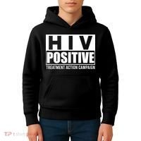 Hiv Positive Treatment Action Campaign Kids Hoodie thumb 4