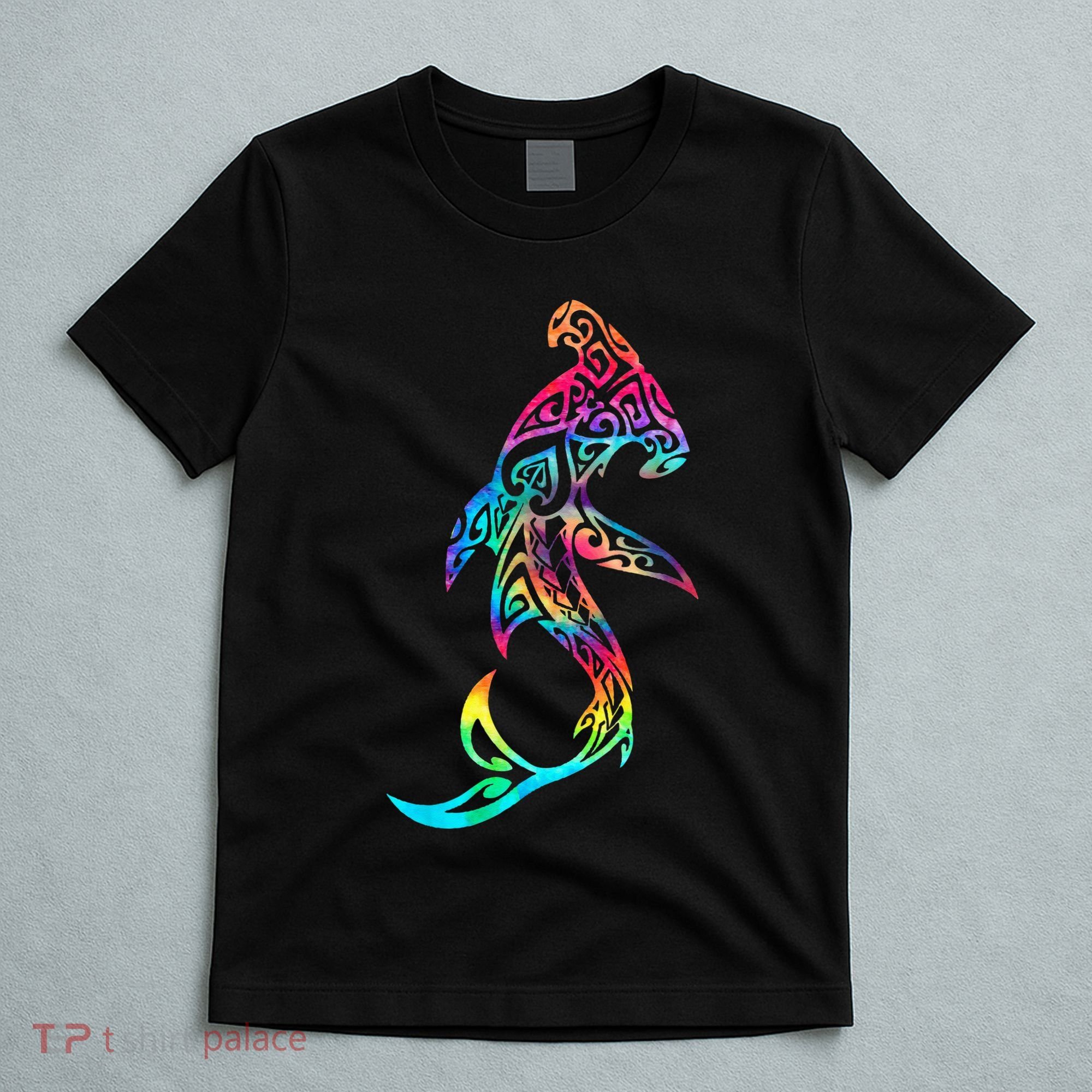 Hawaii Polynesian Tribal Hammerhead Shark Aloha Ocean T-Shirt