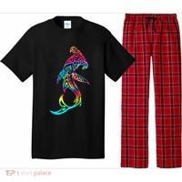 Hawaii Polynesian Tribal Hammerhead Shark Aloha Ocean Pajama Set thumb 0