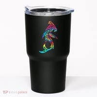 Hawaii Polynesian Tribal Hammerhead Shark Aloha Ocean Tumbler thumb 0