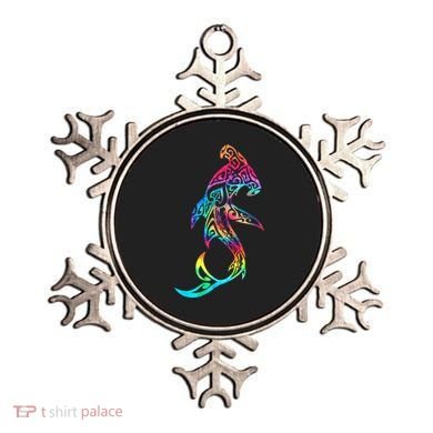 Hawaii Polynesian Tribal Hammerhead Shark Aloha Ocean Ornament
