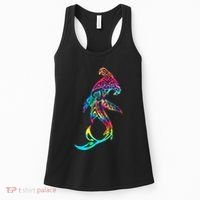 Hawaii Polynesian Tribal Hammerhead Shark Aloha Ocean Women's Tank Top thumb 0