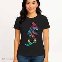Hawaii Polynesian Tribal Hammerhead Shark Aloha Ocean Women's T-Shirt thumb 4