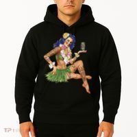 Hawaiian Pin Up Hoodie thumb 2