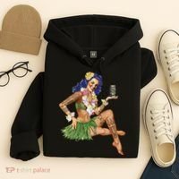 Hawaiian Pin Up Hoodie thumb 4