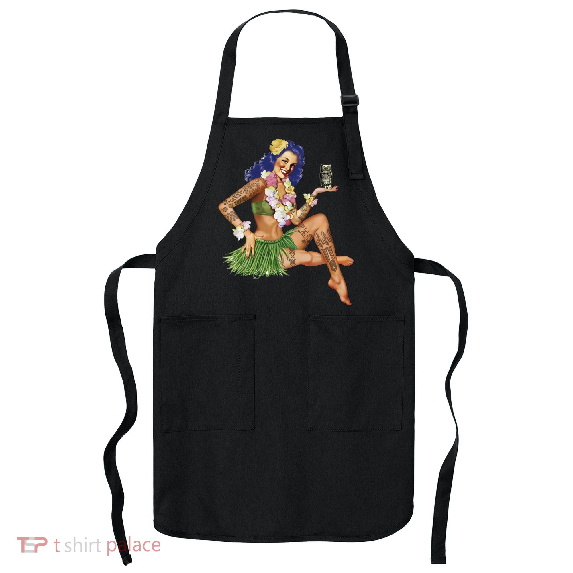 Hawaiian Pin Up Apron