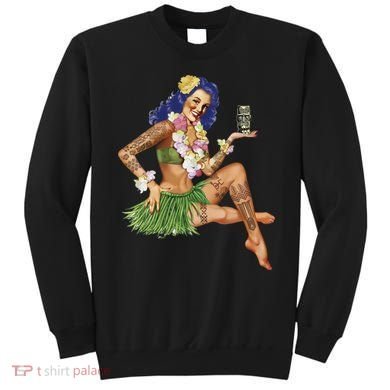 Hawaiian Pin Up Sweatshirt